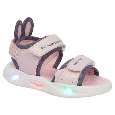 Сандалии для девочки со светодиодами Tom&Miki 11541-F фиолетовые 1