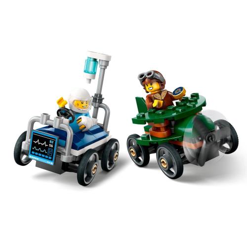 Конструктор Lego City 60459 Самолёт против машины скорой помощи фото 2