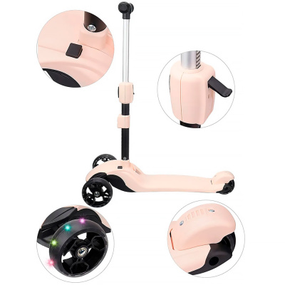 Самокат 3-х колесный Mood 3в1 Velobibi СМК-5525 4