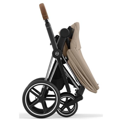 Коляска 2 в 1 Cybex Priam IV Chrome Brown Cozy Beige фото 13