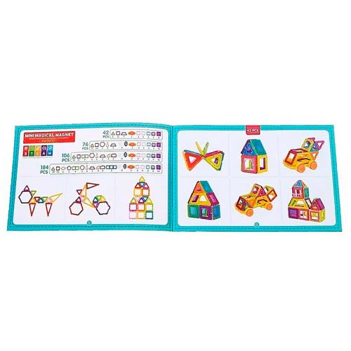 Конструктор магнитный Mini Magical Magnet 42 детали M005 фото 4