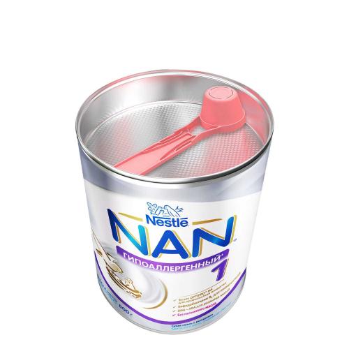 Молочная смесь Nestle NAN Гипоаллергенный 1 0-6 меc 800г фото 3