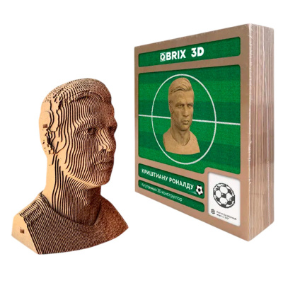 Картонный 3D-конструктор Криштиану Роналду QBRIX 20053 3