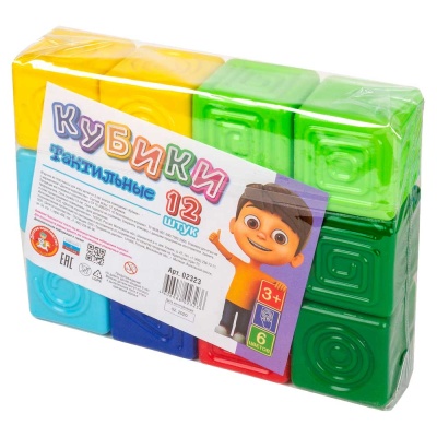 Кубики тактильные Десятое Королевство 02323