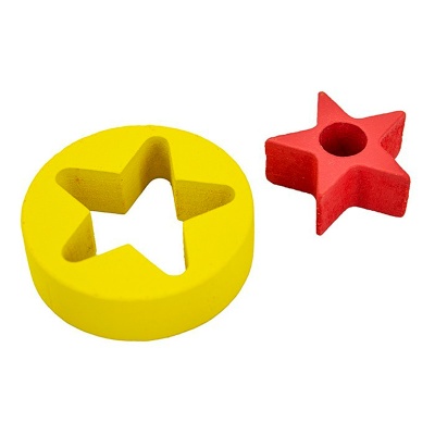 Пирамида Логическая деревянная Наша игрушка БП-00000322 4