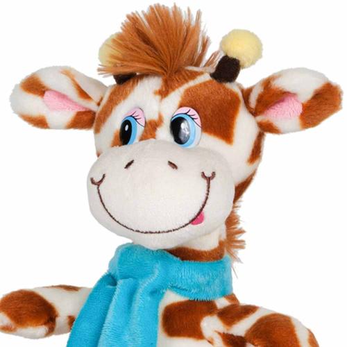 Мягкая Игрушка Жираф Димон в Шарфике 20 см Maxitoys MT-HH-C6812 фото 2
