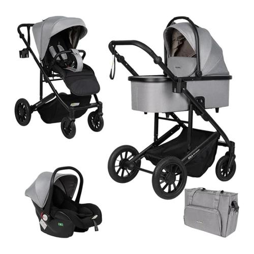 Коляска 3 в 1 Farfello Sola Trio Comfort SOLA-8 Silver grey