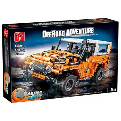 Конструктор Внедорожник 880 деталей Qman T2001TGL 3