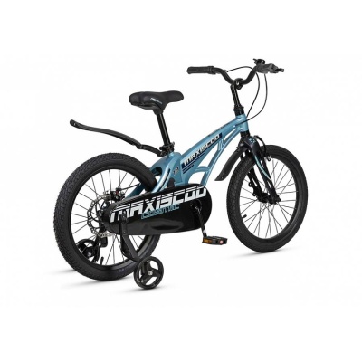 Велосипед детский Maxiscoo Cosmic Стандарт 18 MSC-C1844 стальной синий