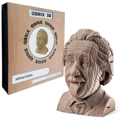 Картонный 3D-конструктор Эйнштейн QBRIX 20002 2