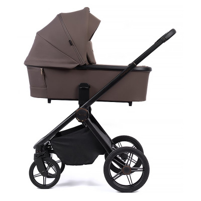 Коляска 2 в 1 Peppy Monaco Brownie рама чёрная 02