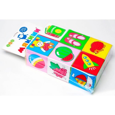 Игрушка для малышей Кубики Мякиши 1