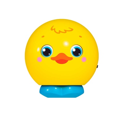 Музыкальный мячик-сюрприз Утенок Азбукварик