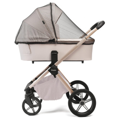 Коляска 2 в 1 Peppy Monaco Plus Beige рама бежевая