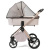 Коляска 2 в 1 Peppy Monaco Plus Beige рама бежевая