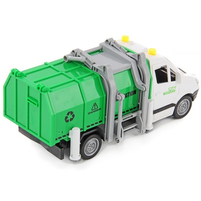 Автомобиль мусоровоз с фрикционным механизмом свет звук Veld Co 118477 4