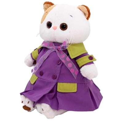 Мягкая игрушка Кошка Ли-Ли в фиолетовом плаще 24 см Budi Basa LK24-123 1