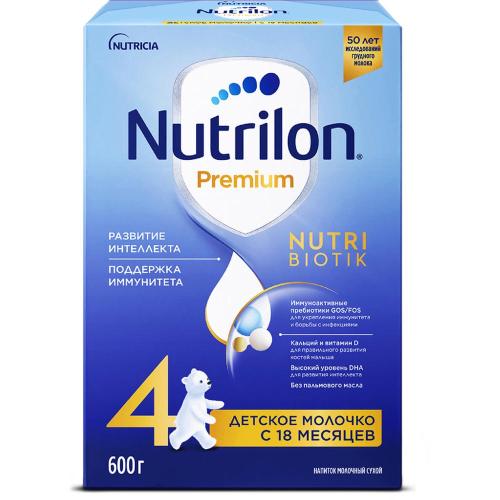 Молочко детское Nutrilon Premium 4 с 18 мес 600 г 186481