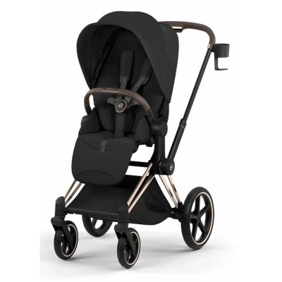 Коляска 2 в 1 Cybex Priam V Style Rosegold Sepia Black