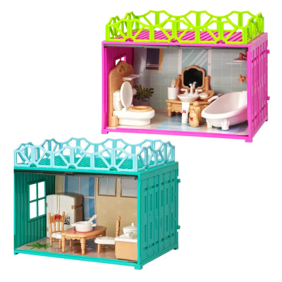 Игровой набор Мой маленький мир Столовая и ванная 1toy Т26710 2
