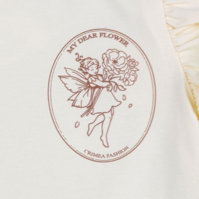 Лонгслив Фея Чуди Кидс 490225Ц2-1 молочный 03