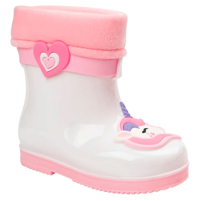Сапоги резиновые детские TikkaGo 8U03_2433-1_white-pink 3