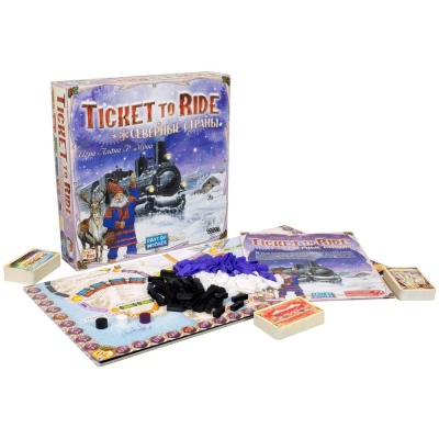 Настольная игра Ticket to Ride Северные страны Hobby World 1702 02