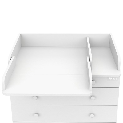 Комод пеленальный раскладной на колёсах Pituso Tori Белый-белый 03