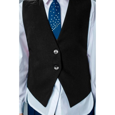 Жилет школьный для девочки Deloras V64361 черный 5