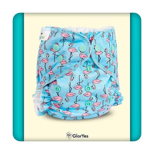 Многоразовый подгузник GlorYes Classic Dia-Cla2-8 Дитя заката 3-18 кг фото 3