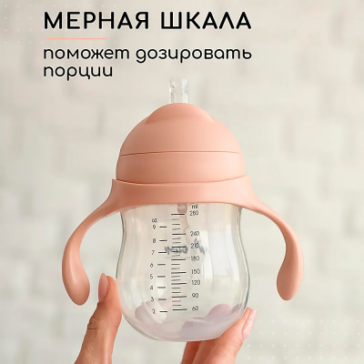 Поильник непроливайка с трубочкой Miyoumi P0003/244