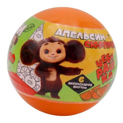 Капсула сюрприз Чебурашка 6 см с аксессуарами Funky Toys CHE2404 фото 3