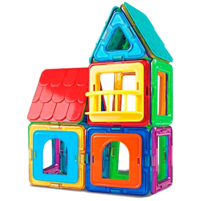 Конструктор Цветные магниты 55 деталей Play Smart 2463 3