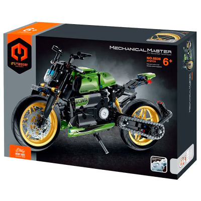 Конструктор Зеленый мотоцикл IM.Master  6836_MK 3