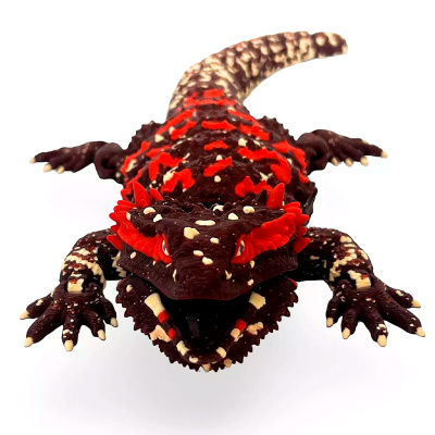 Подвижная 3D-игрушка Бородатая ящерица бордовая FunBerry Toys 03007076 3