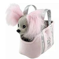 Мягкая игрушка Китайская хохлатая в сумочке 18 см Fluffy Family 682151