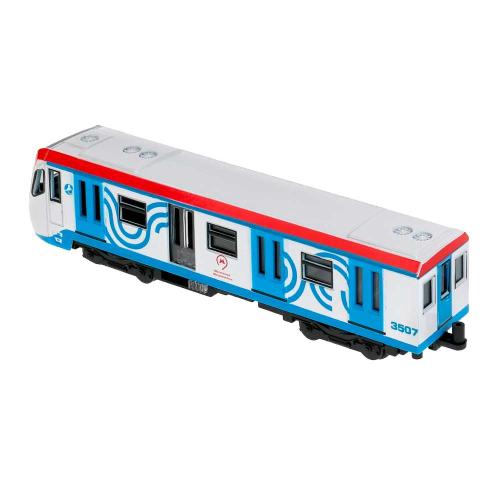 Модель металлическая Вагон метро Технопарк SUBWAYMSC-18SL-GYBU фото 2