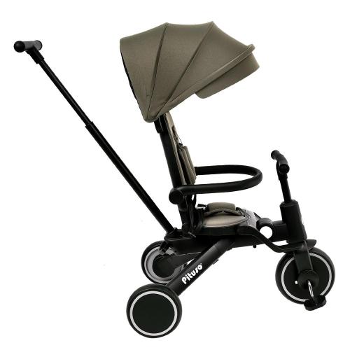 Велосипед трёхколёсный Pituso Leve Pro T8-Khaki хаки фото 2