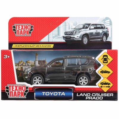 Металлическая инерционная машинка TOYOTA PRADO 12 см Технопарк PRADO-SL 2