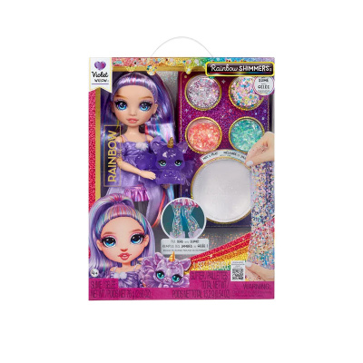 Кукла Шиммерс Виолет фиолетовая с аксессуарами RAINBOW 68383 3