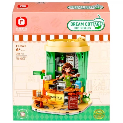 Конструктор Blockformers Кофейня 268 деталей свет 1toy Т26555