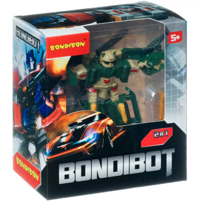 Трансформер Bondibot Робот вертолёт Bondibon ВВ4342 4