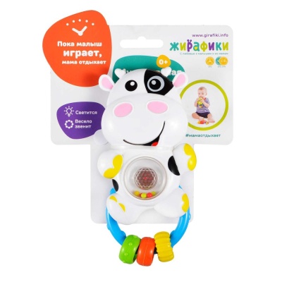 Погремушка Коровка Жирафики 628919