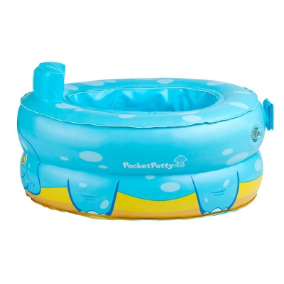 Надувной дорожный горшок Pocket Potty Динозавр Roxy Kids PP-3102D 4