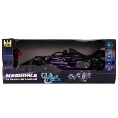 Машина радиоуправляемая Болид Формулы 1 Kid Rocks RC1116 фиолетовый