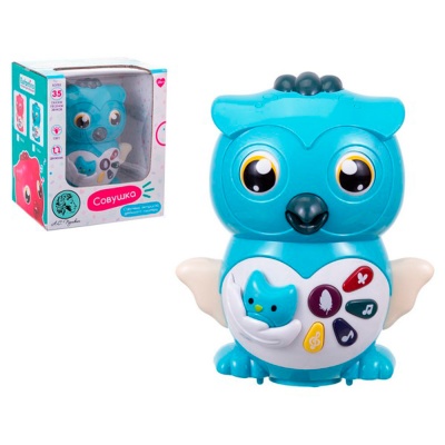 Игрушка развивающая Совушка световые эффекты 35 песенок Elefantino IT108364 2