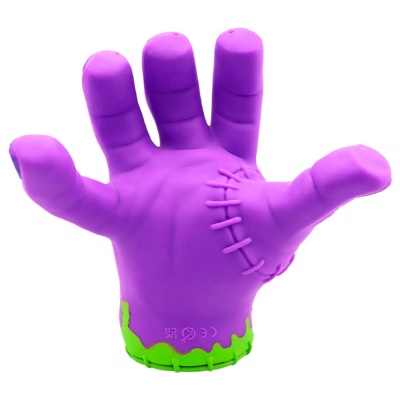 Игрушка Zombie Hand тянучка фиолетовая рука 20 см Elasticorps ZOMBIE-1 2