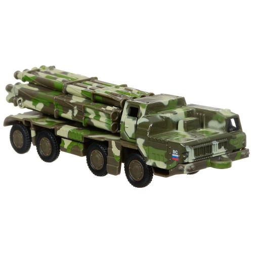 Металлическая инерционная модель РСЗО Смерч Технопарк SB-16-08-M