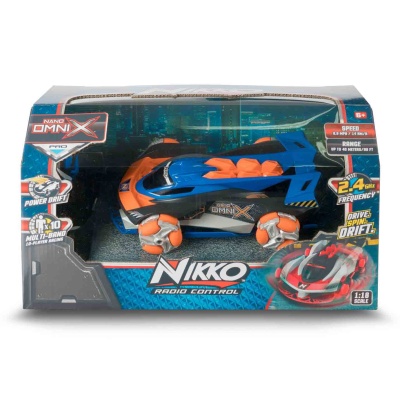 Игрушка Машина на радиоуправлении Nano Omni X Future Blue Nikko 10202