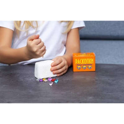 Мини набор для раскопок Найди сокровища Оранжевый Бумбарам dig-17 4